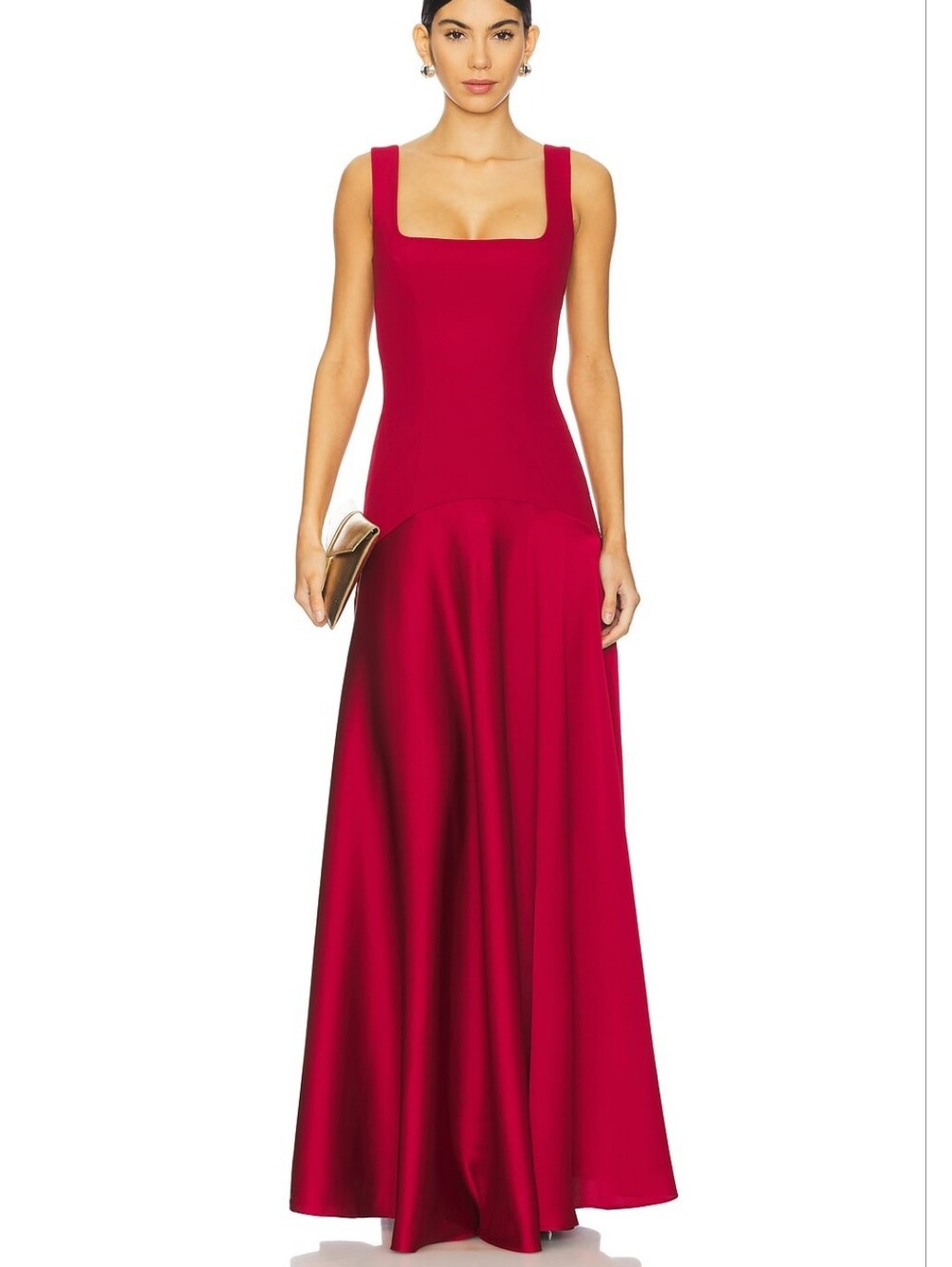 L'Academie Sidney Gown in Oxblood - Picture 1 of 3